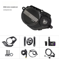 Vélo électrique étanche avec moteur central sans balais 750W 500W 48V, frein à disque M560 700c et batterie au lithium pour VTT
