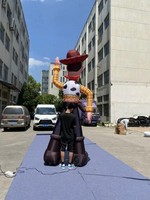 Marionnette de dessin animé gonflable modèle de personnage gonflable personnalisé Jenor pour la décoration publicitaire