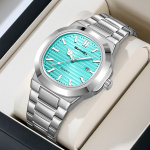 นาฬิกาควอตซ์ผู้ชายสุดหรู สลักโลโก้ได้ สายสแตนเลส หน้าปัดใหญ่ ดีไซน์ธุรกิจ กันน้ำ ราคาถูก ขายส่ง - Product Image 3