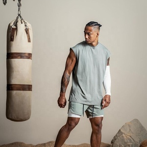 Gilet <span class=keywords><strong>da</strong></span> Allenamento con Logo Personalizzato in Poliestere Traspirante Senza Maniche Abbigliamento Fitness <span class=keywords><strong>Palestra</strong></span> Maglietta Sportiva - Product Image 3