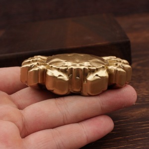 Figura de Cangrejo de Latón, Metal Sólido, Decoración Feng Shui, Símbolo de Riqueza, Artesanía con Forma de Animal, Regalo - Product Image 1
