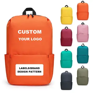 New Ultra Light Custom Logo Waterproof Fashion Outdoor Travel School Backpack Bag Printing Label Wholesale Activities Gift Items
