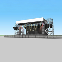 Système de treillis de concert 40 par 40 utilisé cadre de scène en aluminium structure de conception carrée DJ affichage treillis de scène