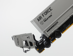 Modèle de camion en métal moulé sous pression GCD 1:64 HINO700 DarwinPRO&<span class=keywords><strong>TECKWRAP</strong></span>, nouveau modèle de camion de grande taille en alliage, remorque cool, ornements de collection - Product Image 4