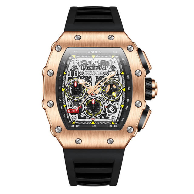 ONOLA 6832 Reloj Automatico Hombre High Brand  Man Watches Luminous Casual  Mechanical Wristwatch