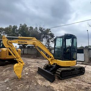 Ekskavator perayap Komatsu PC35 PC35MR PC55 bekas kinerja tinggi dengan kabin beroperasi dalam Kondisi Bagus - Product Image 2