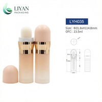 Envase Vacío de Plástico ABS para Base de Maquillaje, Corrector, Marca Privada, con Esponja, 20g 24g LYH035