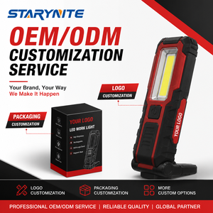 Lampe de travail LED sans fil rechargeable professionnelle STARYNITE pour mécaniciens automobiles, réparation de voitures, <span class=keywords><strong>atelier</strong></span> d'urgence - Product Image 4