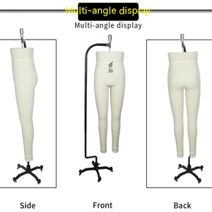 Maniquí de Fibra de Vidrio para Exhibición de Productos en Tiendas, Maniquí de Moda para Trajes de Hombre, Maniquí de Costura con Piernas Ajustables - Product Image 3