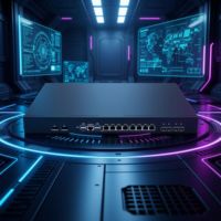 8 Port LAN 2.5G 10G/40G/100G SFP+ Catu Daya Redundan Router PC 1U Berkinerja Tinggi Server Firewall Keamanan Jaringan