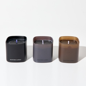 Candele Artistiche Cilindriche di Lusso in Vetro Fatte a Mano, Profumate con Cera di Soia, Aromaterapia, Regalo per Compleanno, Natale, Diwali, Decorazione Casa, Durata 40-60 Ore - Product Image 6