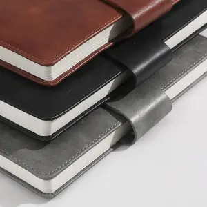 Track dan 12cm file elastis multi Warna x8.5 pena perencana gelap perancang jurnal pintar pegangan notebook kulit antik terikat b5