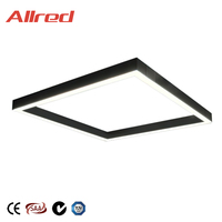Bande profilée en aluminium avec connecteur Custom Led Square Suspendu Linear Pendant Light