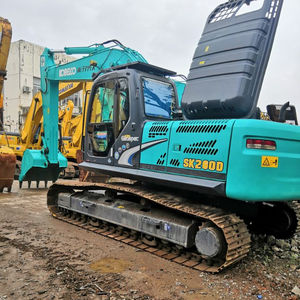 Excavadora de orugas Kobelco SK260D usada de 26 toneladas, certificado CE, gran potencia, Stock, venta SK200 SK210 SK250 SK350 en Shanghái - Product Image 1