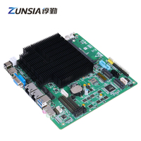 Zunsia mesin Layanan diri N100 N95 Gen 12 Mainboard 2 Lan 6Com N200 N300 N305 DDR4 Wi-Fi/4G/5G LVDS X86 Mini ITX Motherboard