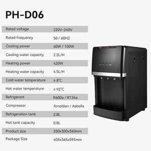 Refroidisseurs d'eau Compresseur RO chaud et froid Appareils de bureau d'usine Distributeurs d'eau de bureau électriques ménagers - Product Image 2