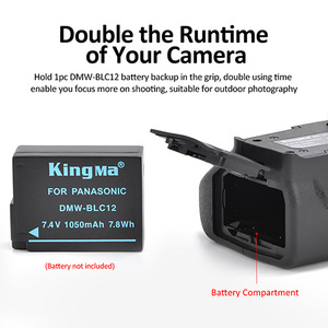 Kẹp Pin Dọc <span class=keywords><strong>Camera</strong></span> KingMa DMW-BGG1 Kẹp Pin Cho Máy Ảnh <span class=keywords><strong>Panasonic</strong></span> <span class=keywords><strong>Lumix</strong></span> G80/G85 - Product Image 6
