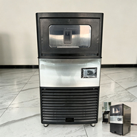 Commerciële Granulaire Schijfijsmachine 100kg per 24 uur CE Automatische Snelle Productie voor Restaurant Buffet Zeevruchten Keuken Bar