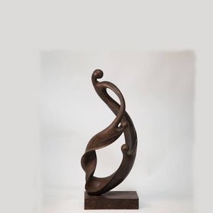 Escultura de Bronce Fundido a la Cera Perdida de Alta Calidad, Figura de Arte Moderno, Decoración de Mesa para Interiores, Escultura Humana Abstracta - Product Image 2