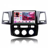Autoradio Android Jiawell 9 pouces 8 cœurs avec commande au volant, DSP, caméra, Bluetooth, Wi-Fi pour Hilux 2007-2015