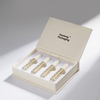 Fabricants Emballage en papier magnétique Boîte cadeau de luxe pour échantillons de parfum Ensemble d'échantillons de parfum Boîte d'emballage magnétique