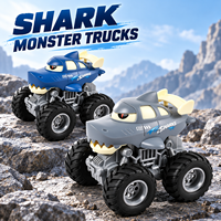 Nouveauté EPT : Jouets Monster Truck Shark, voiture jouet à friction avec grandes roues pour enfants de 3 ans et plus