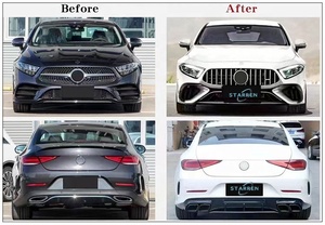 2019-2024 W257 C257 Nâng Cấp Cls63 AMG Gt63 Phía Trước Và Phía Sau Bumper Phía Trước Lưới Tản Nhiệt Khuếch Tán Cơ Thể Kit Đối Với Mercedes Benz - Product Image 3