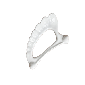 Benutzer definierte Keramik Pink <span class=keywords><strong>Eye</strong></span> Kopfhaut Piedra Multi Point Gua Sha Porcelana Kit Großer Körper Guasha für Gesichts massage gerät Stein Werkzeug technologie - Product Image 1