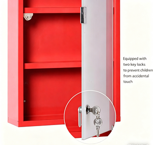 <span class=keywords><strong>Armoire</strong></span> à <span class=keywords><strong>pharmacie</strong></span> en acier inoxydable avec étagères à niveaux, <span class=keywords><strong>armoire</strong></span> de rangement pour médicaments d'hôpital/clinique avec 4 séparateurs - Product Image 1