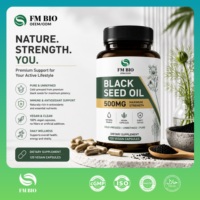 Capsules d'huile de graines noires pure, végétaliennes, antioxydantes, supplément à base de plantes, en vrac, OEM, ODM, marque privée, complément alimentaire