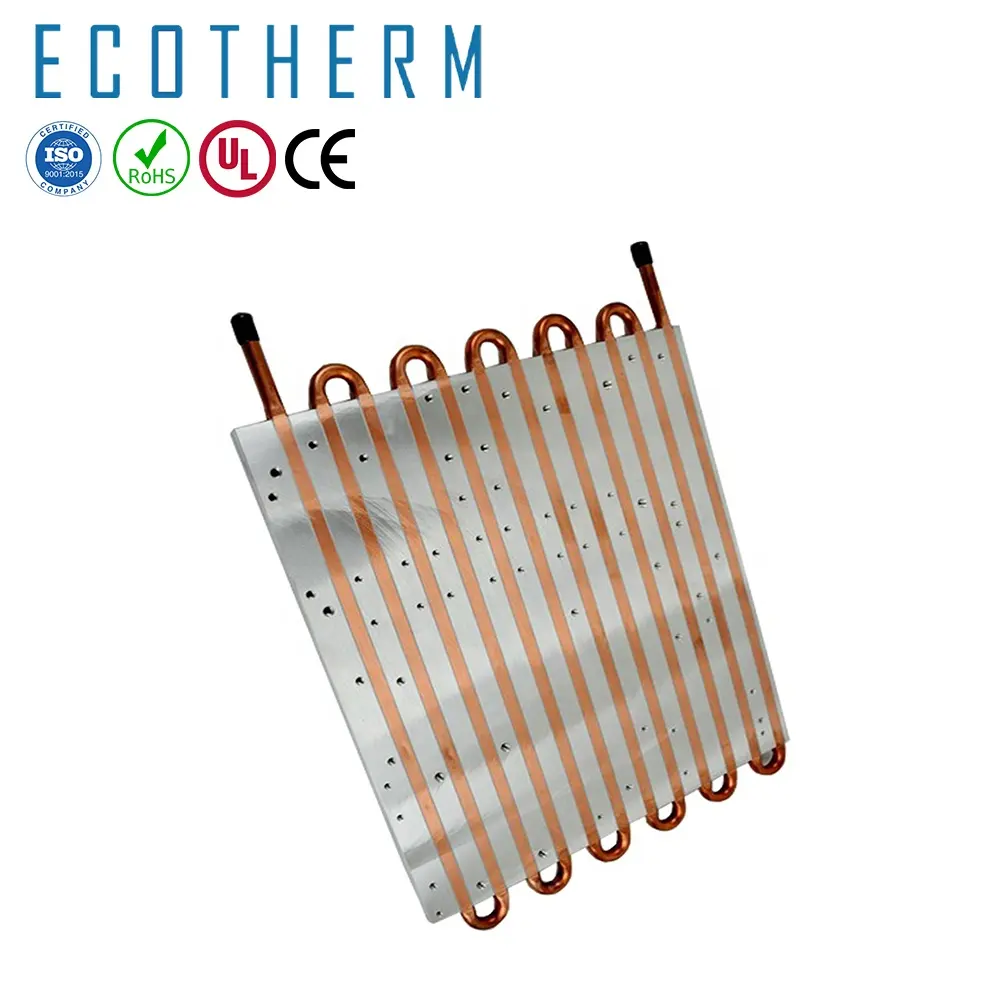 Ecotherm 붙임 액체 차가운 플레이트 방열판 튜브 플레이트 액체 냉각 플레이트