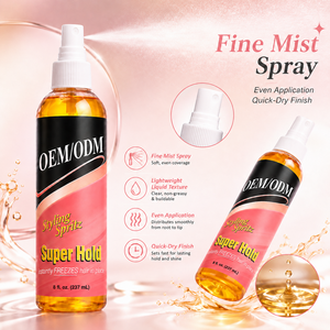 Factory Logo Private Label Custom Fast Drying Sulfate-Free Herbal Anti-frizz Vegan Hair Oil Strong Hold Texturizing Hair - Product Image 2