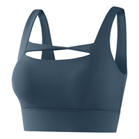 Soutien-gorge de sport haute intensité pour femme, collection Printemps/Été 2026, nouveau produit, dos en U, soutien-gorge de yoga antichoc, haut de fitness
