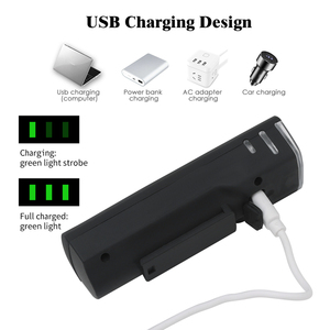 BORUIT – éclairage avant de vélo rechargeable par USB, éclairage LED de nuit, étanche IP64 - Product Image 5