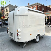 Remorque alimentaire mobile personnalisée Goeasy avec cuisine complète pour les entreprises de restauration de rue