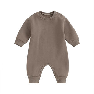 Custom <strong>Fleece</strong> <strong>Baby</strong> Rompers Wholesale Toddler <strong>Sleepsuit</strong> <strong>Baby</strong> Winter <strong>Fleece</strong> Romper Organic Cotton Romper Infant Jumpsuit Teddy - Product Image 4