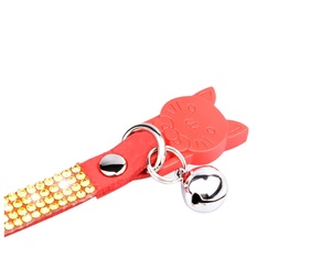 Collar de gato de lujo con campana, venta al por mayor - Product Image 5