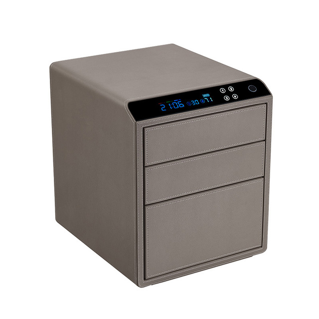 Fireproof & Waterproof LCD Display Premium Digital Safe Box with Fingerprint Lock for Jewelry Money Documents