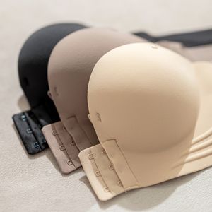 <span class=keywords><strong>Reggiseno</strong></span> <span class=keywords><strong>mezza</strong></span> <span class=keywords><strong>coppa</strong></span> senza spalline per il Comfort di tutti i giorni con cintura stretta staccabile in maglia e senza tracce di dimensioni senza anello in acciaio richiesto - Product Image 4