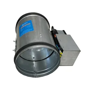 Clapet coupe-feu automatique à entraînement électrique pour système de conduits/réducteur de fumée HVAC