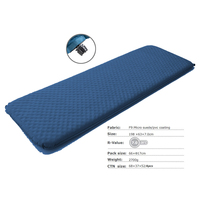 Matelas pneumatique gonflable automatique léger en mousse à valeur de R de 7,0 pour le camping et la randonnée