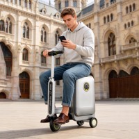 Airwheel SE3SL+ Trottinette Électrique à 3 Roues Stable avec Moteur Brushless, Contrôles Intelligents et Fonction Valise