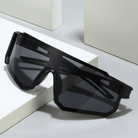 Nouvelles lunettes de soleil sans monture pour hommes et femmes, lunettes de cyclisme enveloppantes, verres UV400, lunettes de vélo, de moto et de conduite