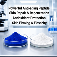 Liste de prix livraison rapide 99%+ Peptide GHK-Cu 50mg/100mg AHKCU GHKCU Poudre lyophilisée réparatrice pour la peau Peptide de cuivre GHK-Cu