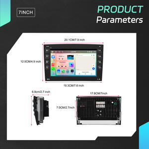 Autoradio Android Hikity 6+128/<span class=keywords><strong>4</strong></span>+64G 7'' pour <span class=keywords><strong>Renault</strong></span> Megane2 2002-2009, CarPlay sans fil, Android Auto, GPS WIFI/GPS OEM - Product Image 5