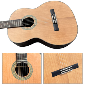 Aiersi High Quality Model Aiersi Brand Handmade Solid <b>Top</b> Nylon <b>String</b> Classical Guitar for Sale - Product Image 3