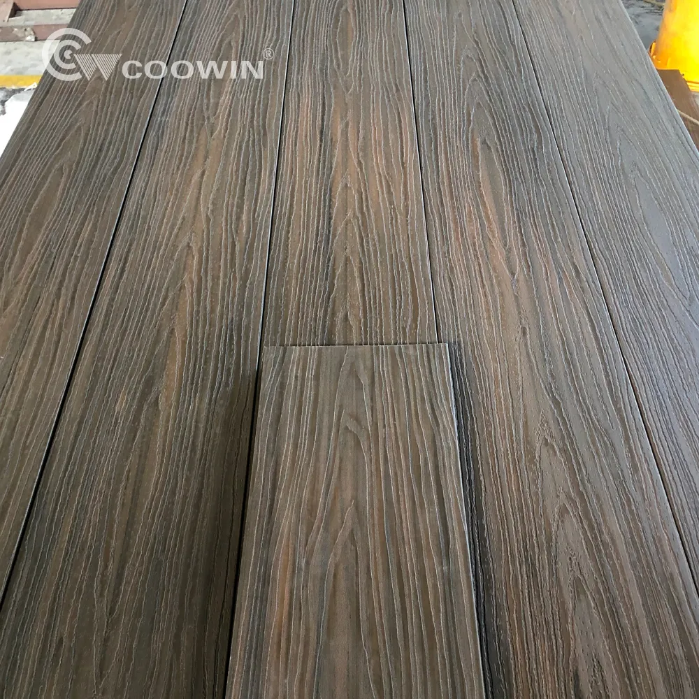 COOWIN basement modern wpc outdoor deck railing composite decking Decking Tiles For Exterior