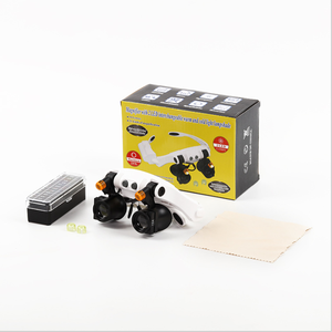 SRATE 3x-10x Dubbele lens Horloge Reparatie Loupe met 2 LED koud en warm licht 32225-21SX - Product Image 6