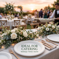 Assiette à dîner personnalisée réutilisable, compostable et biodégradable, OEM, 6, 7, 8, 9, 10 pouces, vaisselle en canne à sucre pour restaurant et fête