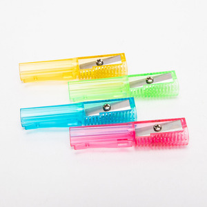 Thiết Kế Độc Đáo Trong Suốt Tùy Chỉnh Màu Hồng Sáng Tạo Bút Chì Mài Với Pen Cap - Product Image 3